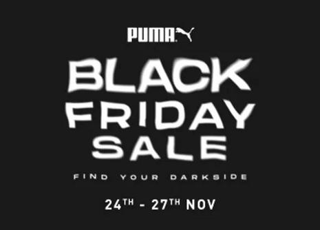 Puma Black Friday Sale Upto 50 % off & Extra 20 % off