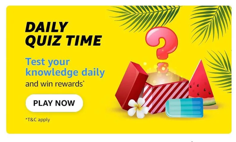 Amazon Daily Quiz Time Answers 5th Feb 2024