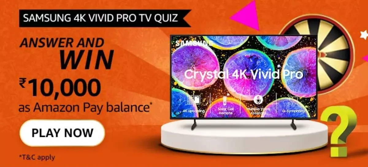 Amazon Samsung 4K Vivid Pro TV Quiz Answers