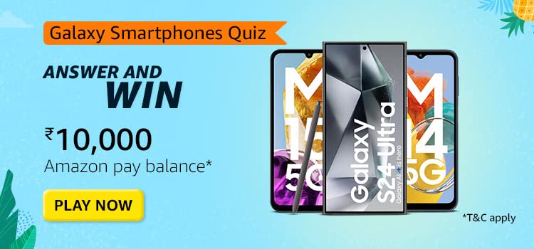 Amazon Samsung Galaxy Smartphones Quiz Answers – win Rs.10000